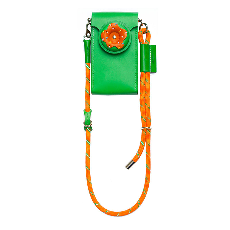 NEEDLEWORK Leather Donut phone bag for all phone models