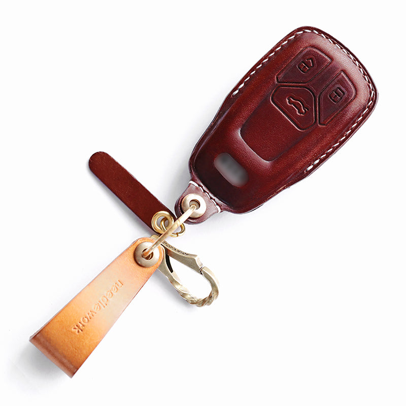 NEEDLEWORK Leather Car Key Cases for Audi Q2L/A2L/A4L/A5/Q5L/A6L Car