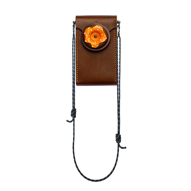 NEEDLEWORK Leather Donut phone bag for all phone models