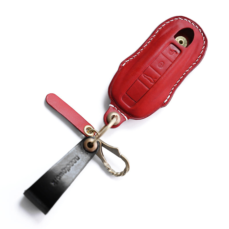 NEEDLEWORK Leather Car Key Cases for Macan Panamera Cayenne
