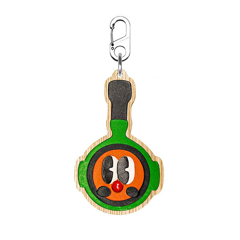 NEEDLEWORK Handcrafted coffee themed pendant/keychain