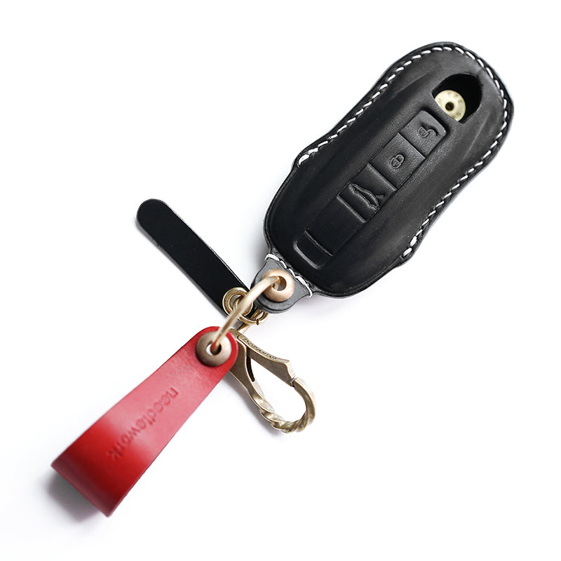 NEEDLEWORK Leather Car Key Cases for Macan Panamera Cayenne