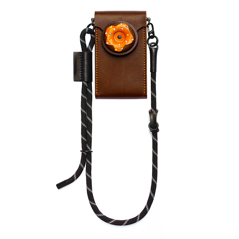 NEEDLEWORK Leather Donut phone bag for all phone models