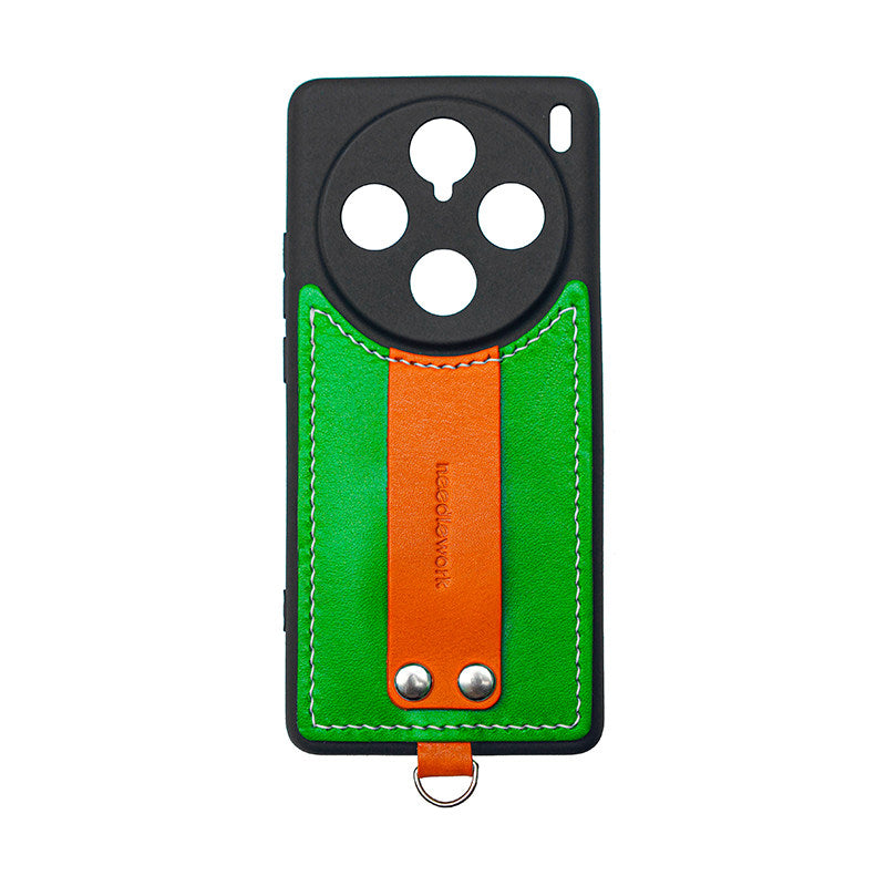 NEEDLEWORK Leather hanging neck strap phone case for vivo X200/X300/Pro