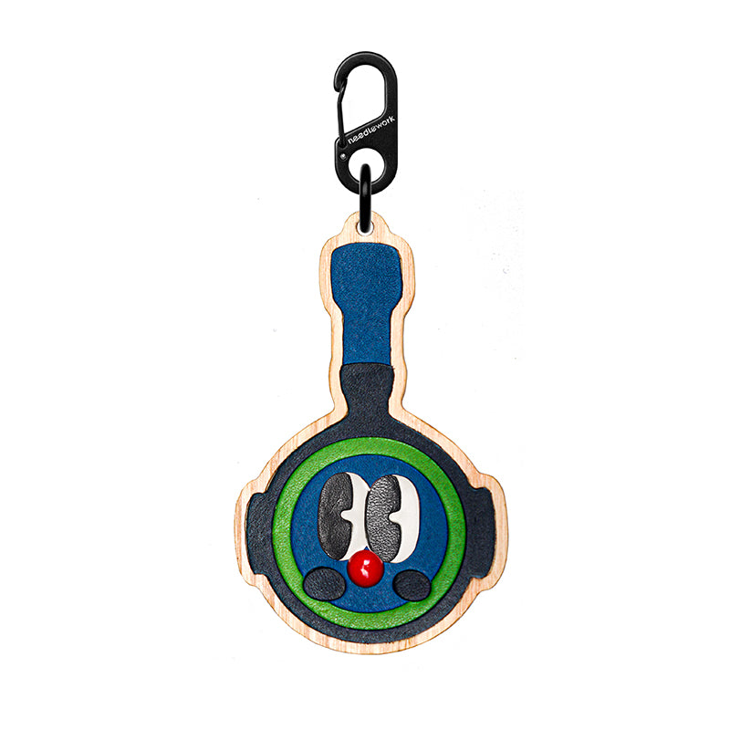 NEEDLEWORK Handcrafted coffee themed pendant/keychain