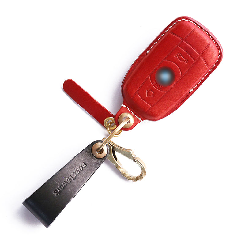 NEEDLEWORK Leather Car Key Cases for BavarianMotoWork(BMW) Car