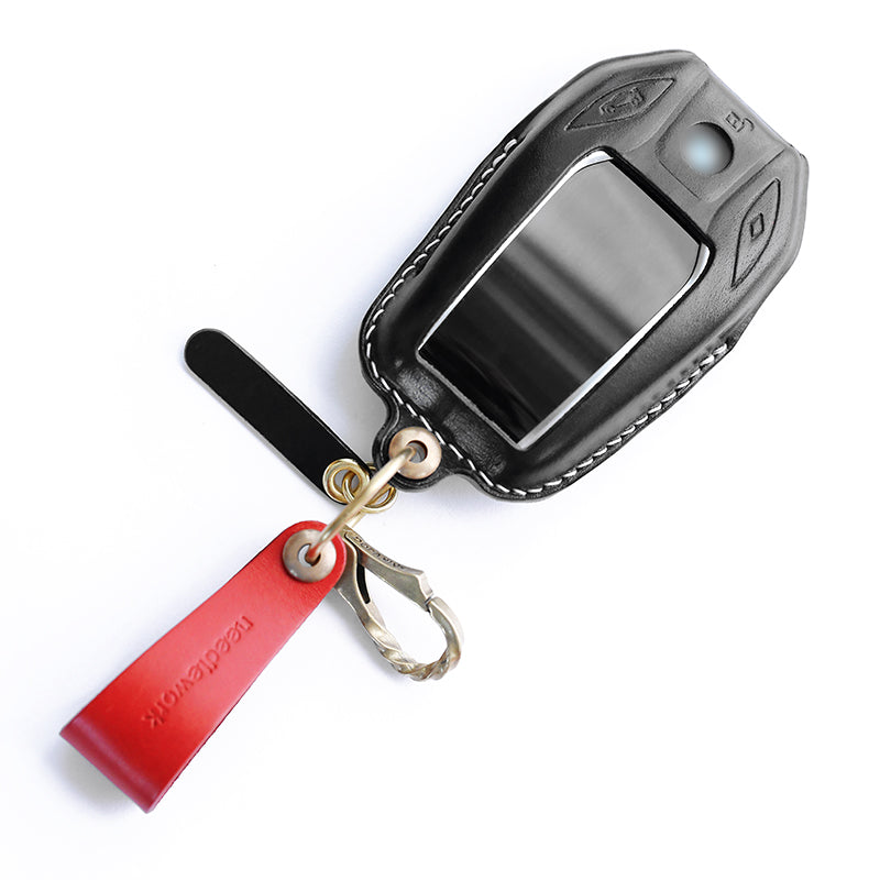 NEEDLEWORK Leather Car Key Cases for BavarianMotoWork(BMW) Car