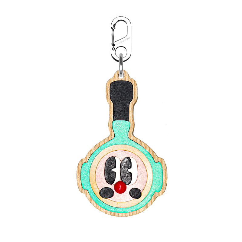 NEEDLEWORK Handcrafted coffee themed pendant/keychain