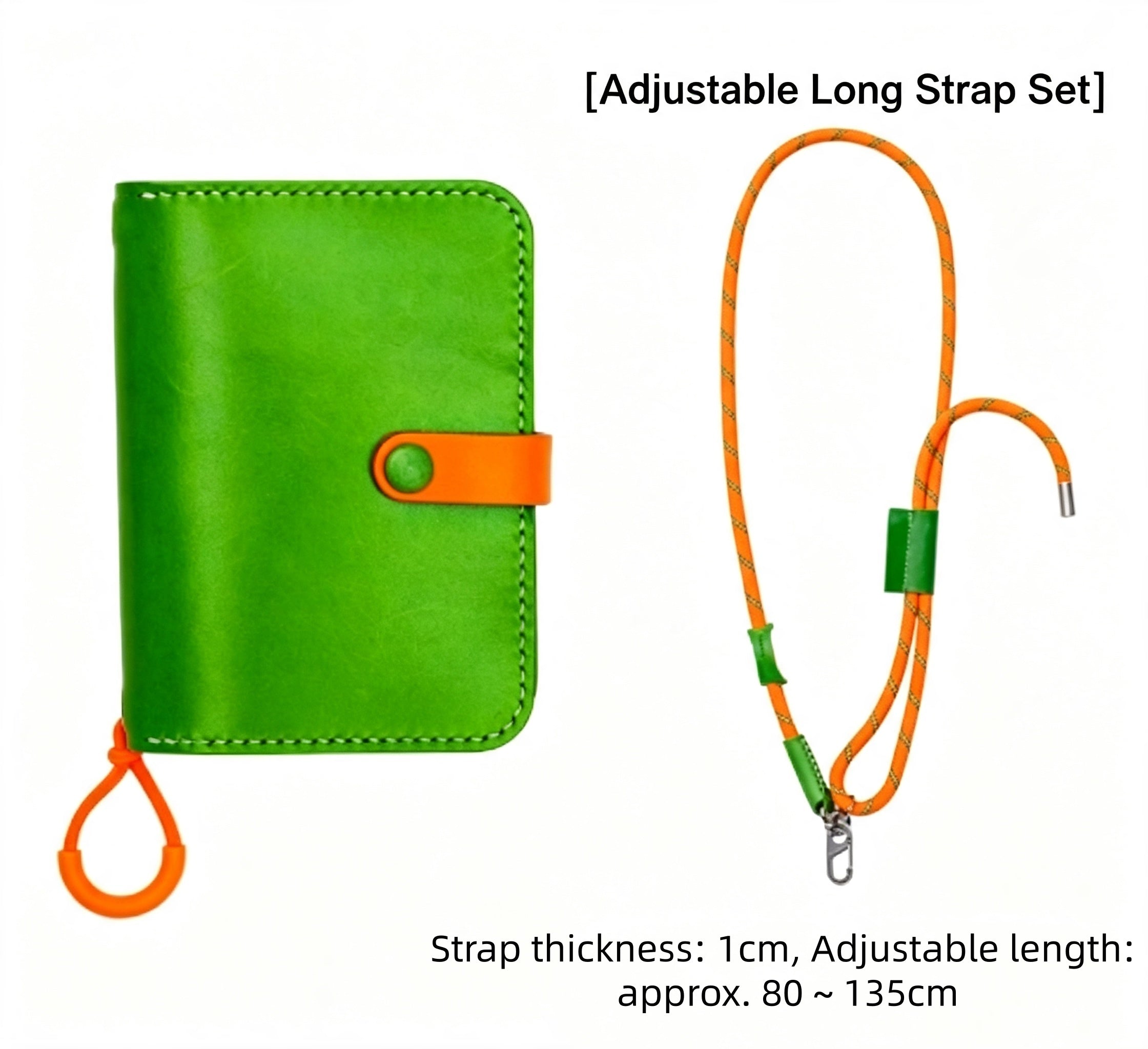 Hand-Stitched Italian Leather Crossbody Wallet for iPhone 18 fold ultra