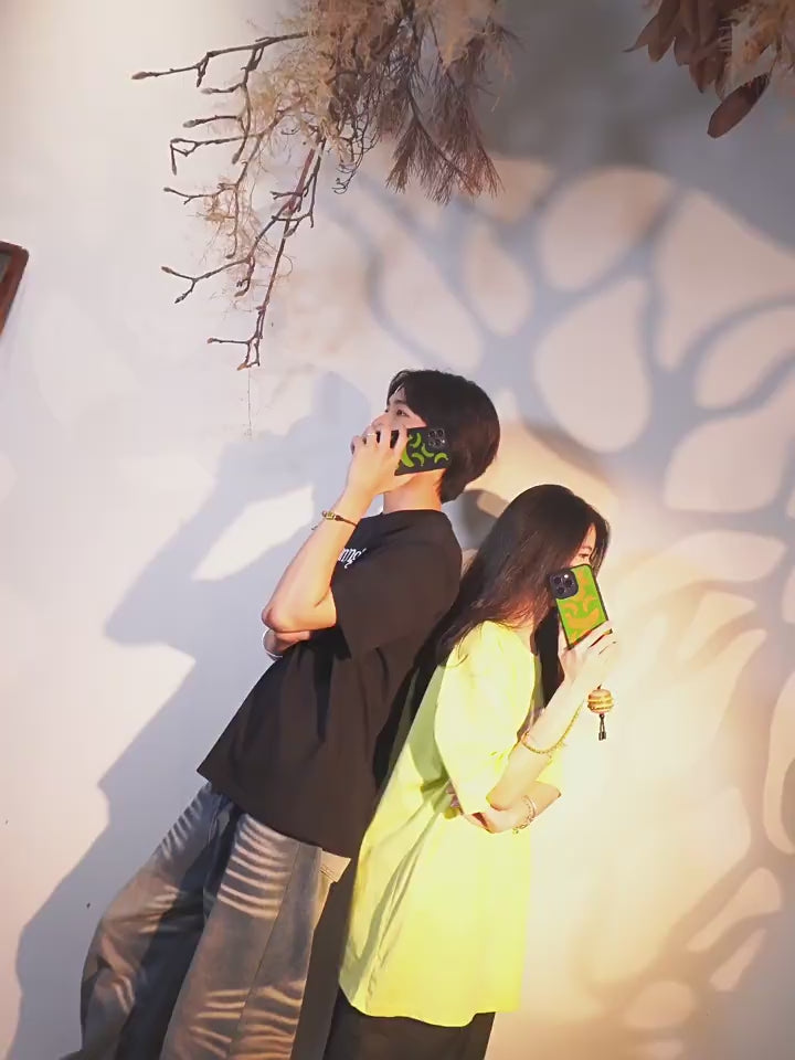 NEEDLEWORK Leather Banana Puzzle phone case for iPhone 14-16