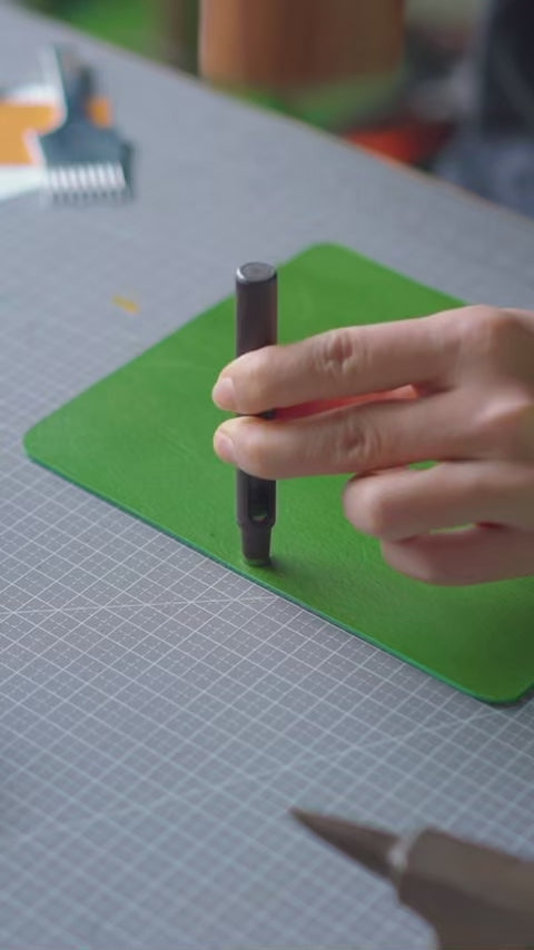 NEEDLEWORK Handcrafted Leather Flip cover dual phone cases 2-in-1 case