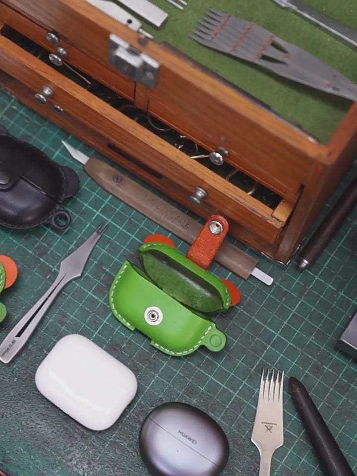 NEEDLEWORK Leather Airpods Cases Mickey Mouse Cartoon Style