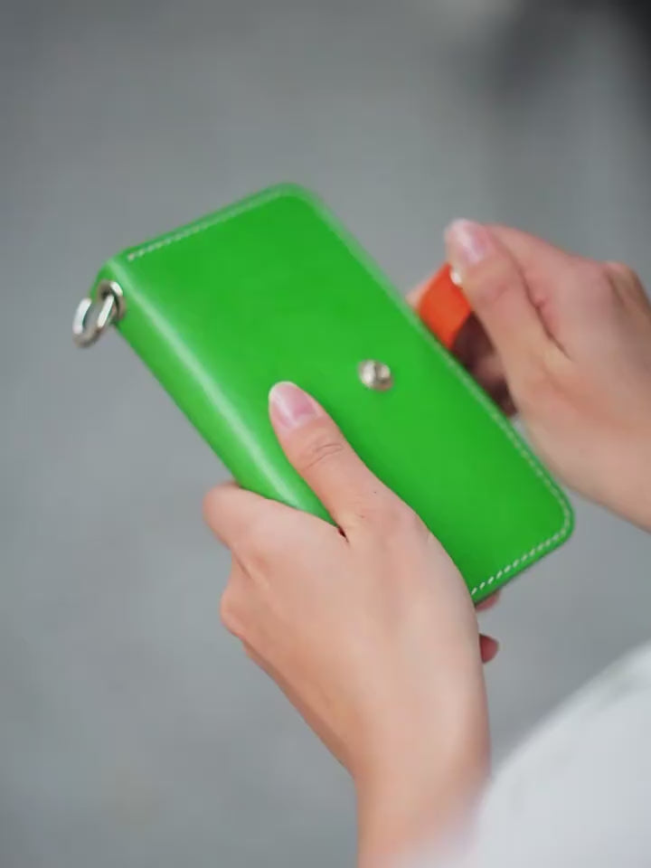 NEEDLEWORK Leather Flip cover wallet phone case for iPhone 11-17